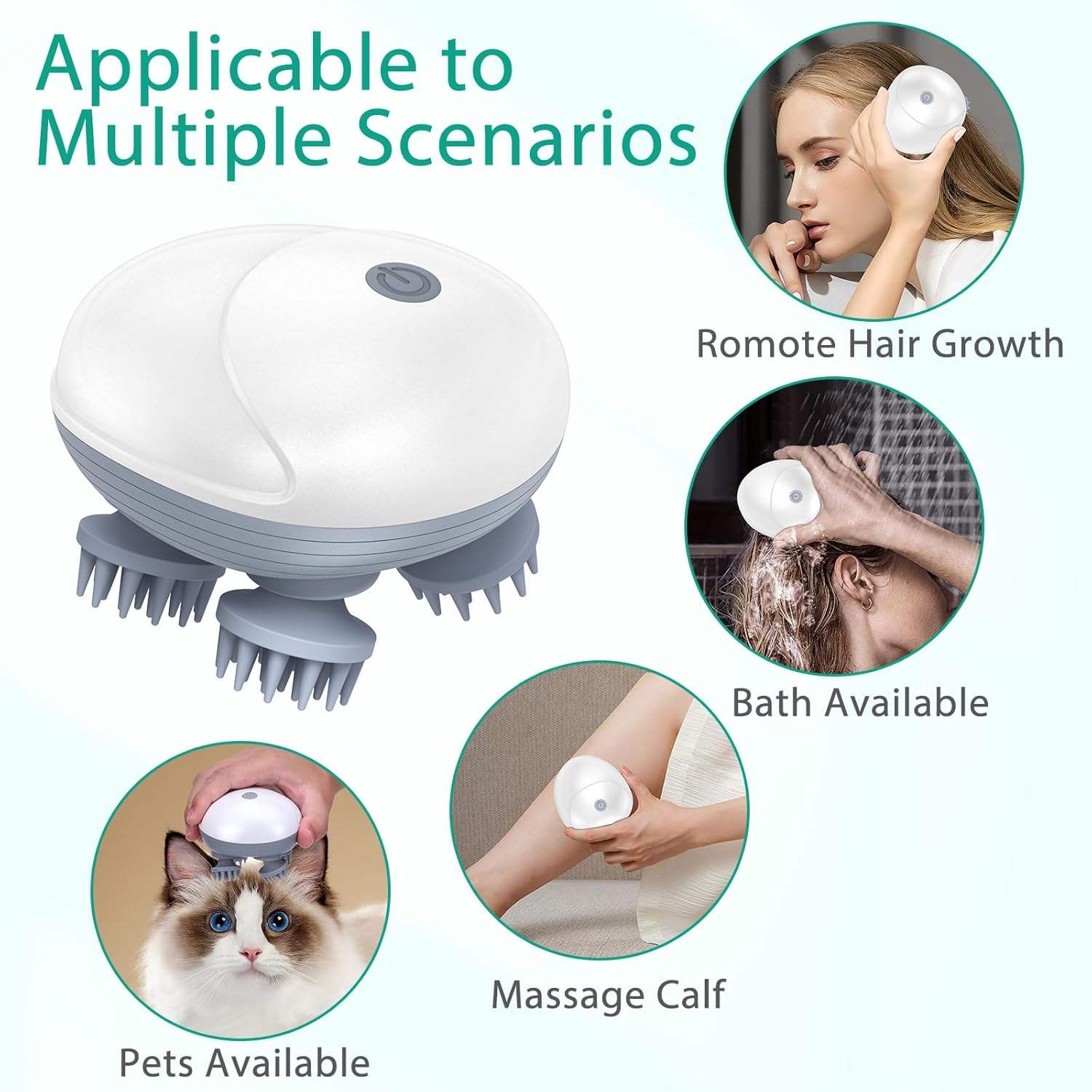 Scalp head massage
